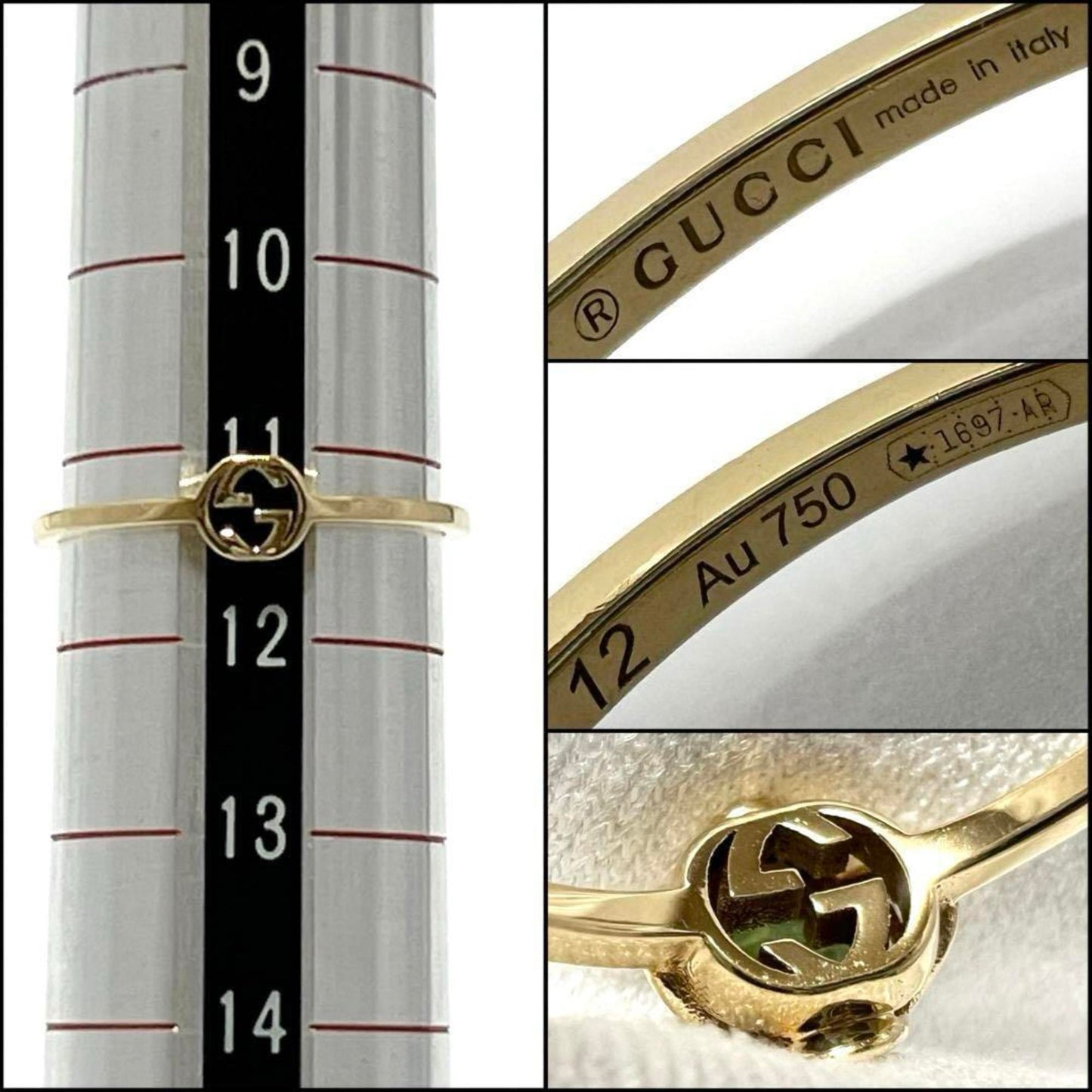 Gucci Gold Yellow Gold (18K) Band Ring