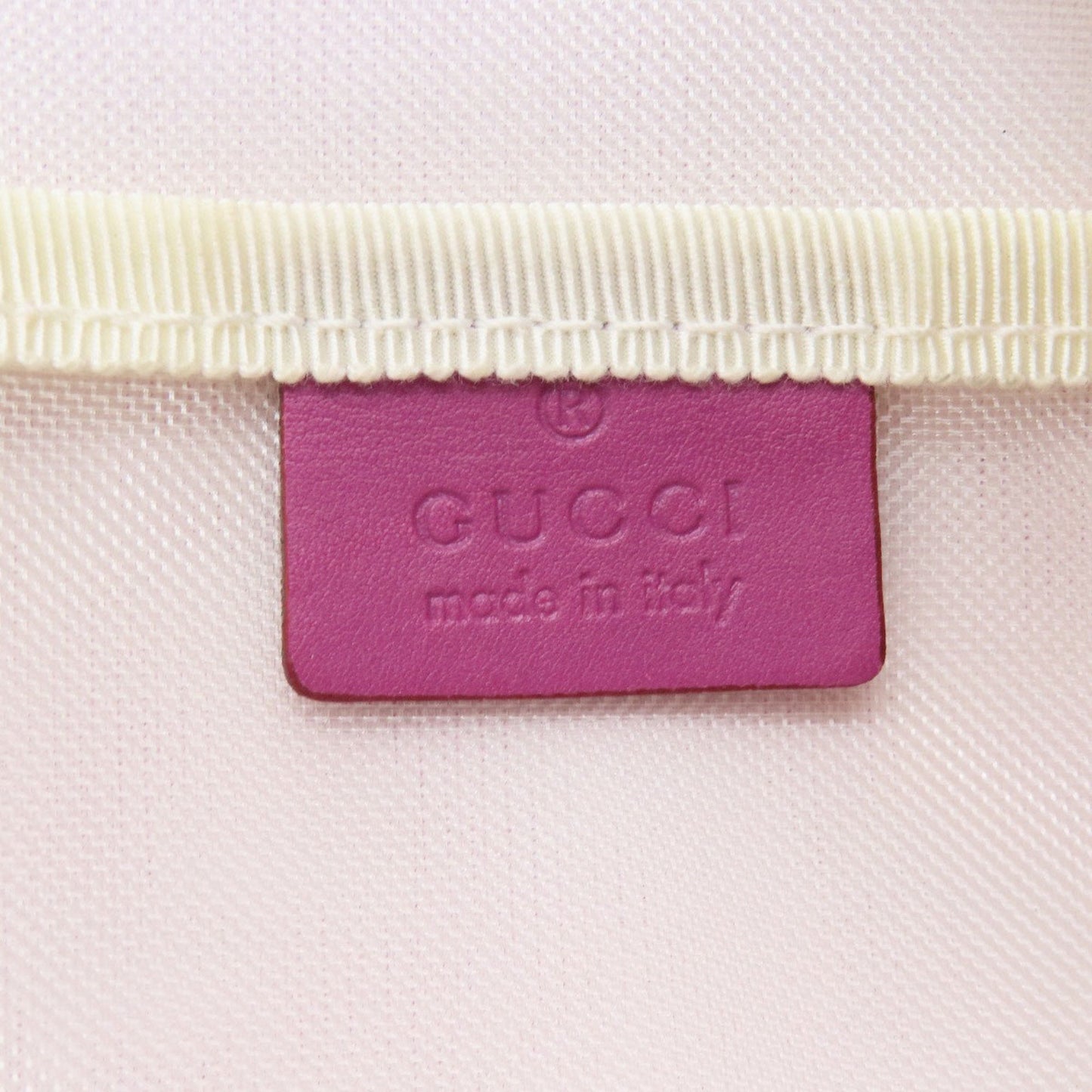 Gucci Pink Canvas Tote Bag