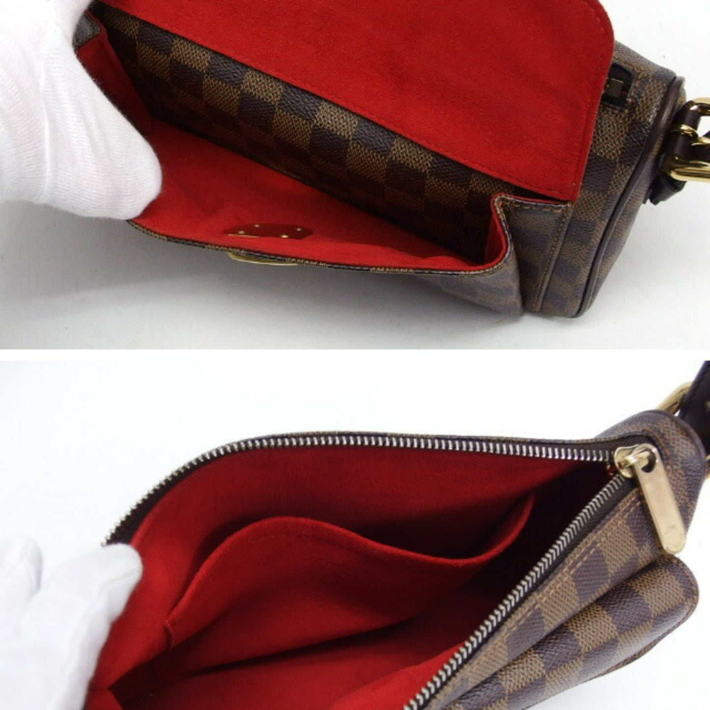 Louis Vuitton Damier Gold Pochette Shoulder Bag