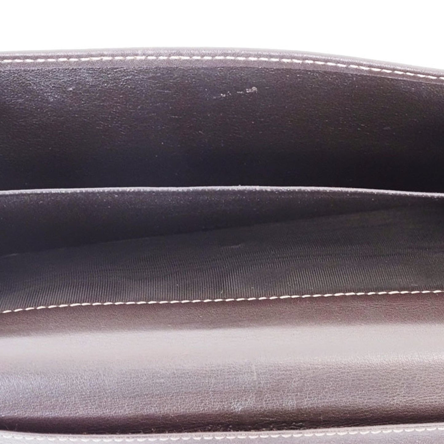 Gucci Brown Canvas Leather Long Wallet (Bi-Fold)