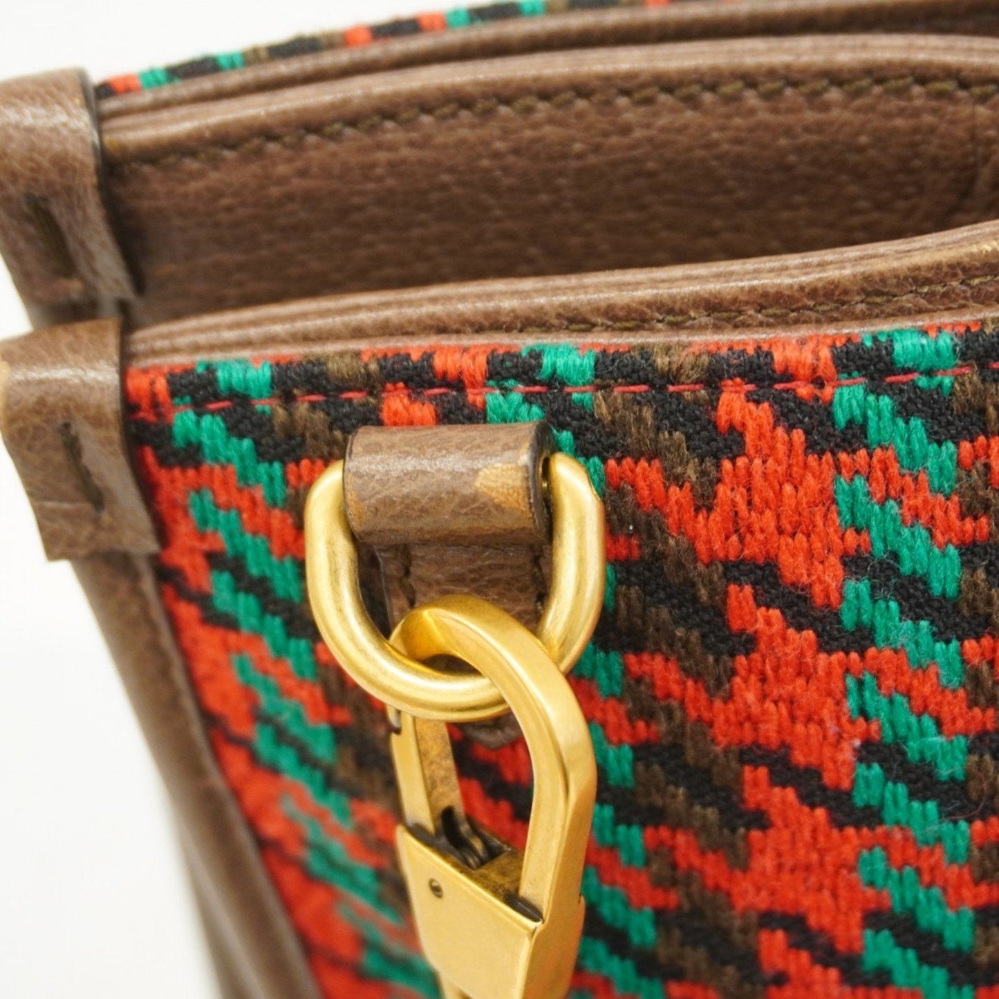 Gucci Multi-Color Wool Tote Bag