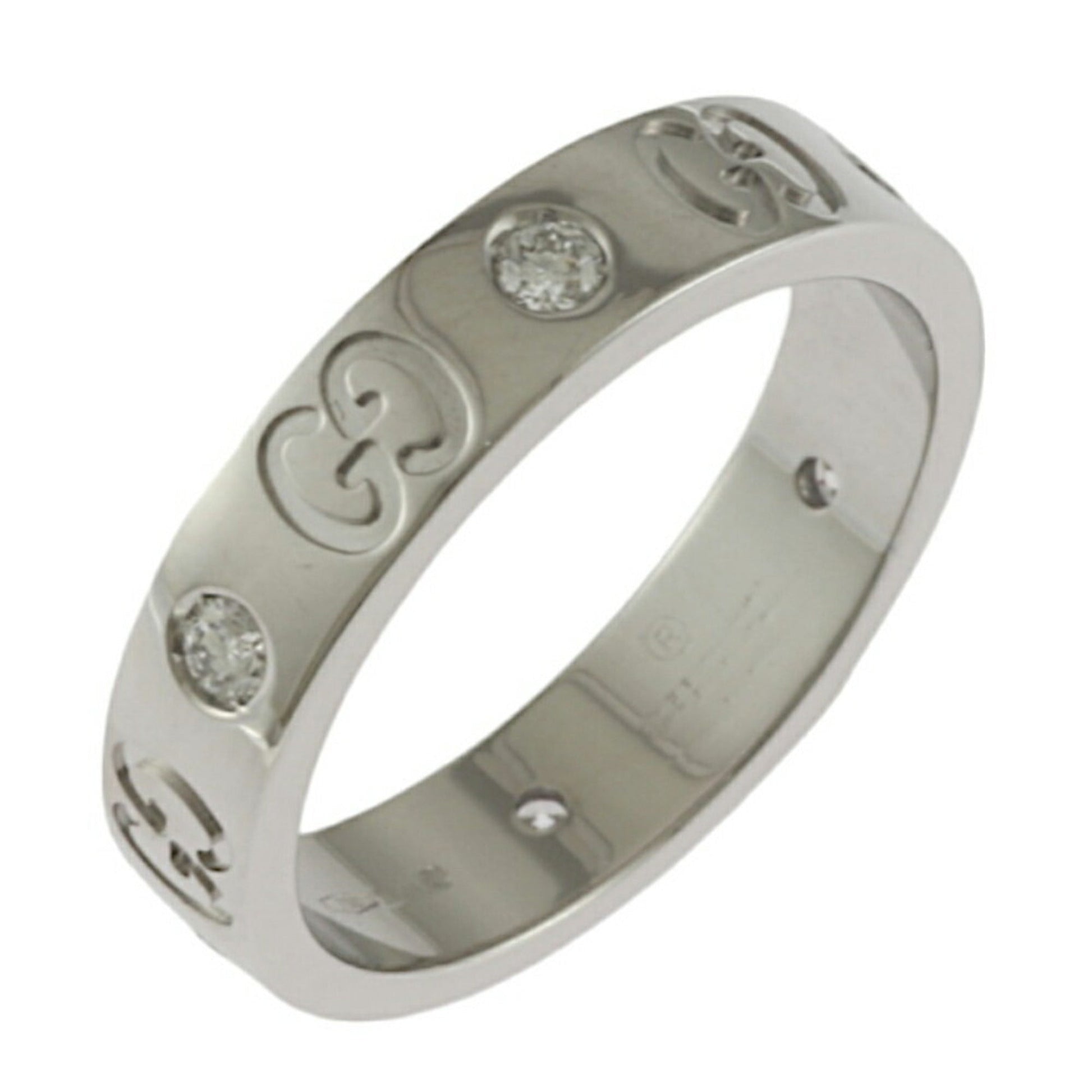 Gucci Icon White Gold White Gold (18K) Band Ring ()