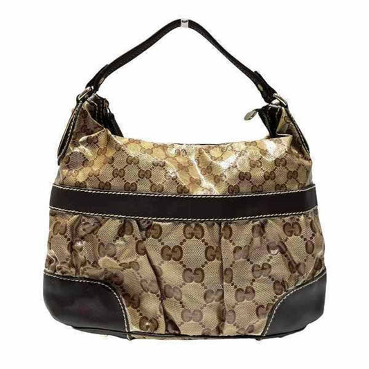 Gucci Brown Pvc Leather Shoulder Bag ()