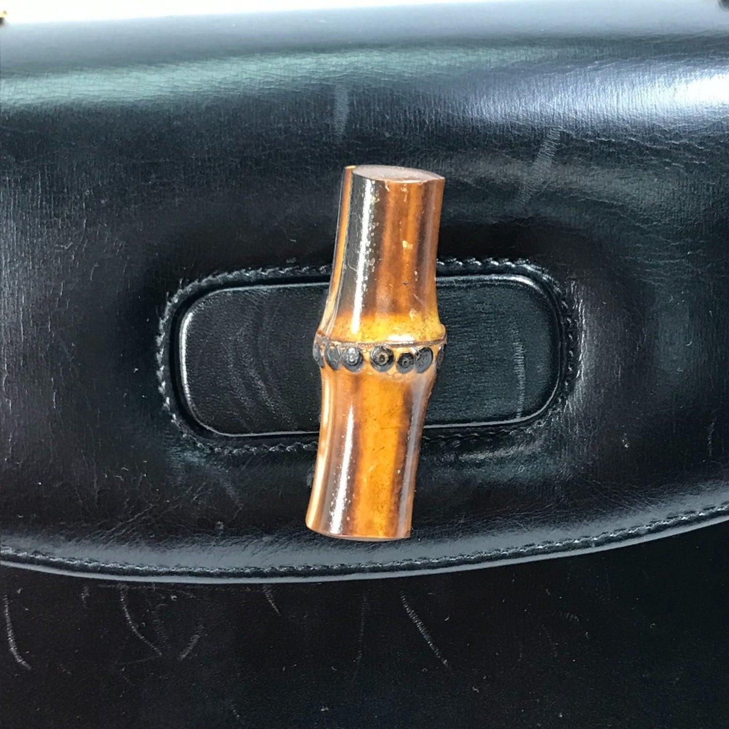 Gucci Black Leather Handbag