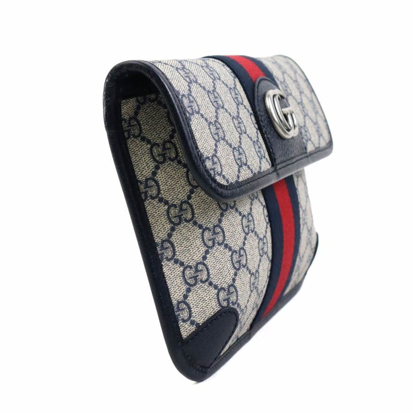 Gucci Ophidia Navy Gg Supreme Fanny Pack