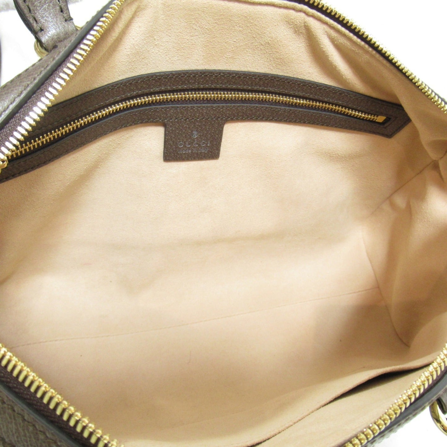 Gucci Beige Brown Gg Supreme Boston Bag