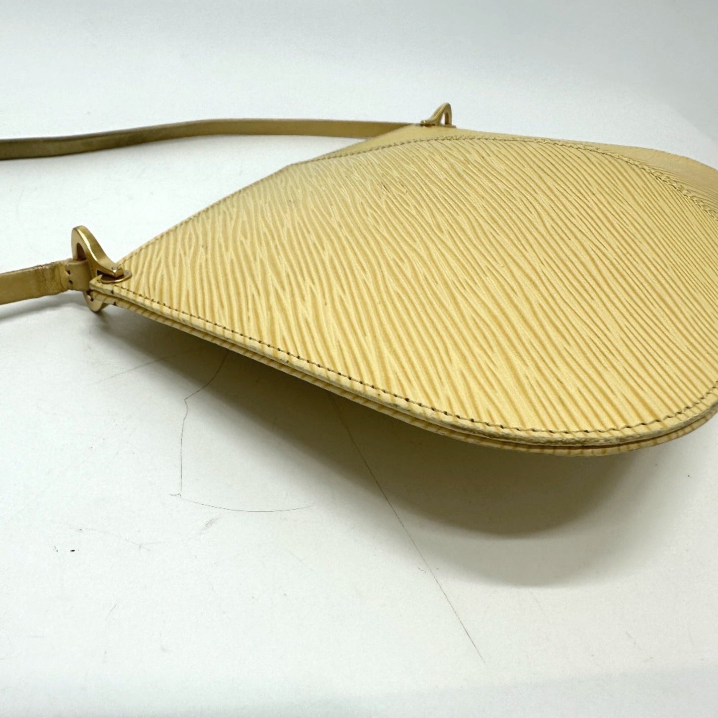 Louis Vuitton Beige Leather Shoulder Bag