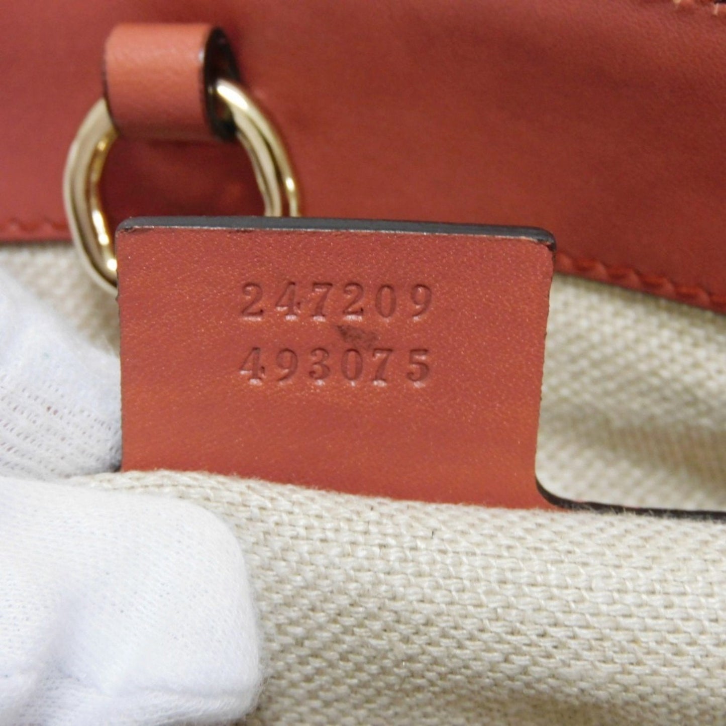 Gucci Beige Linen Shoulder Bag Tote Bag