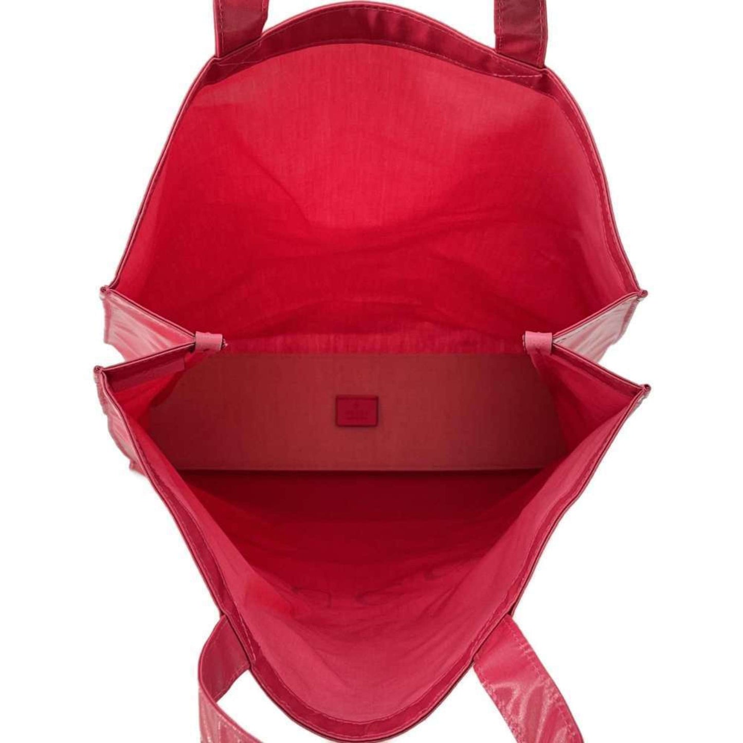 Gucci Orange Pink Coated Canvas Pvc Tote Bag