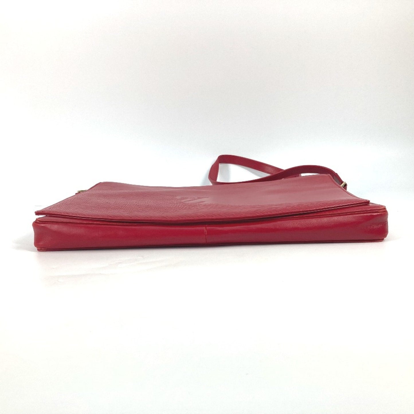 Louis Vuitton Red Leather Shoulder Bag