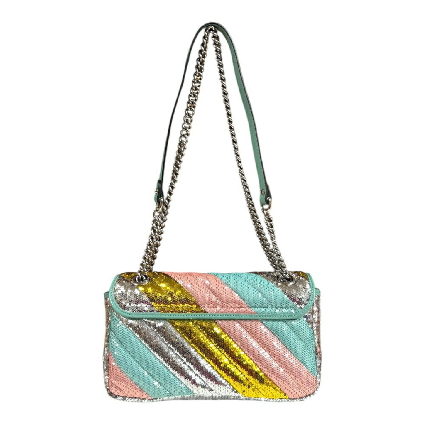 Gucci Gg Marmont Multi-Color Spangles Shoulder Bag
