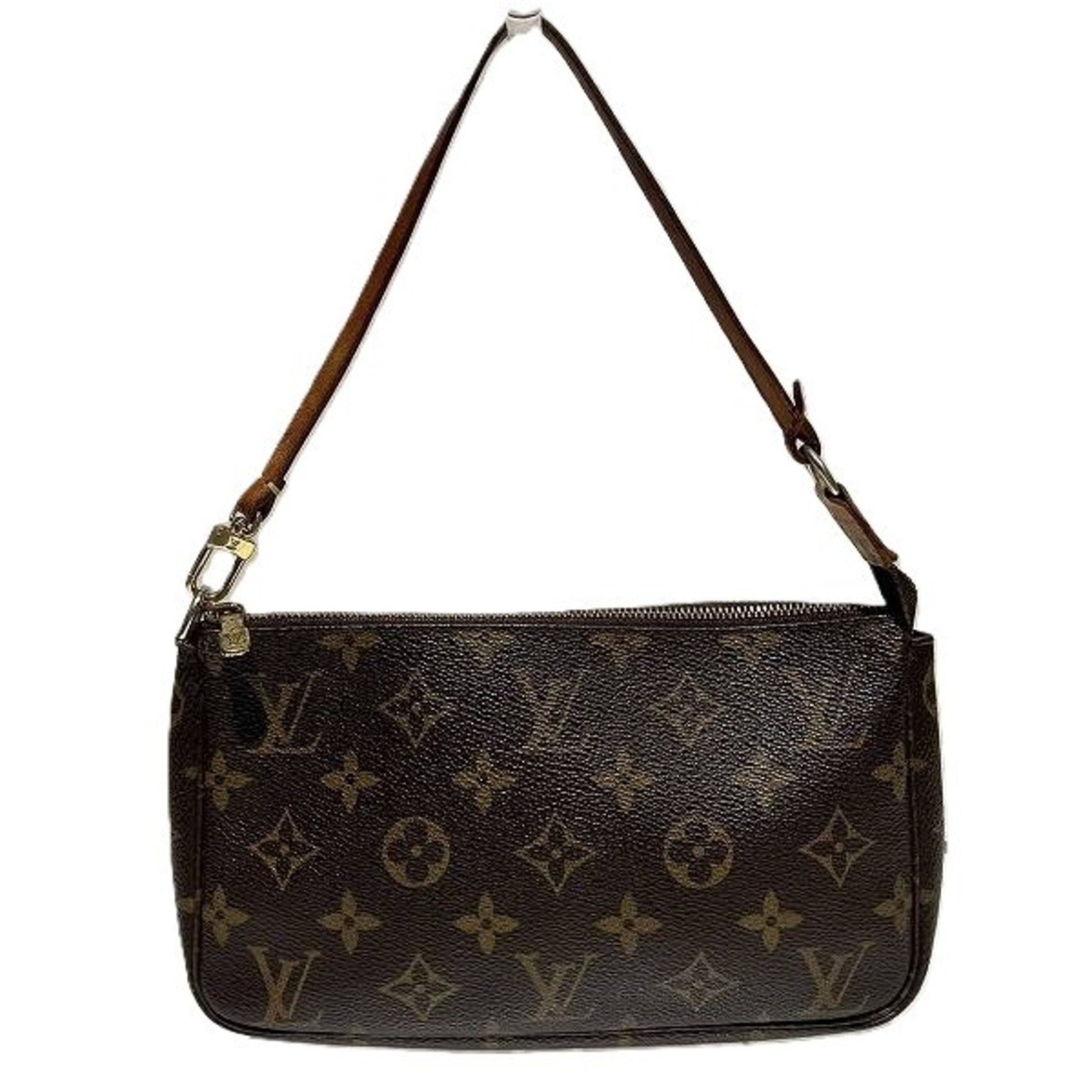 Louis Vuitton Brown Monogram Shoulder Bag ()