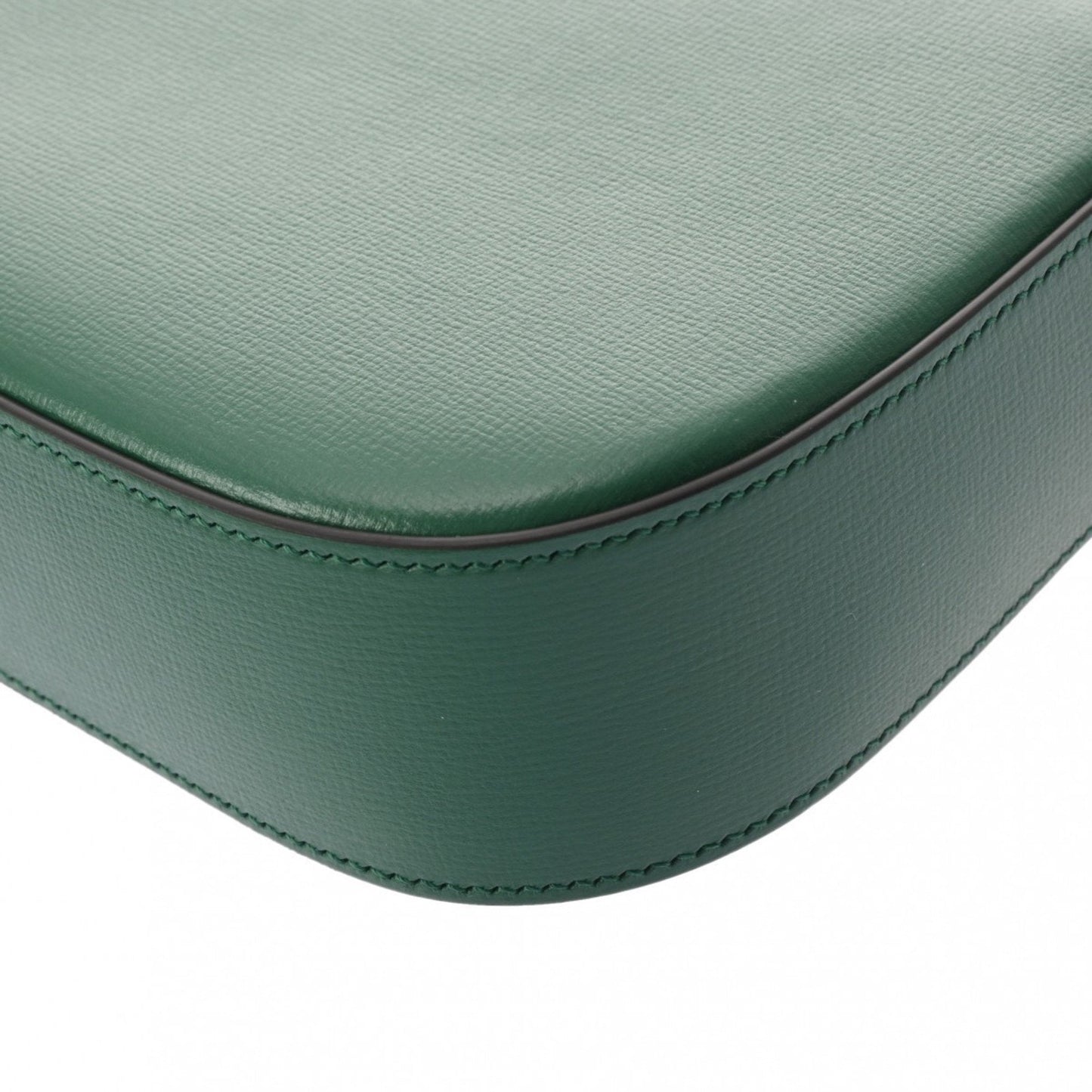 Gucci Horsebit Green Leather Shoulder Bag
