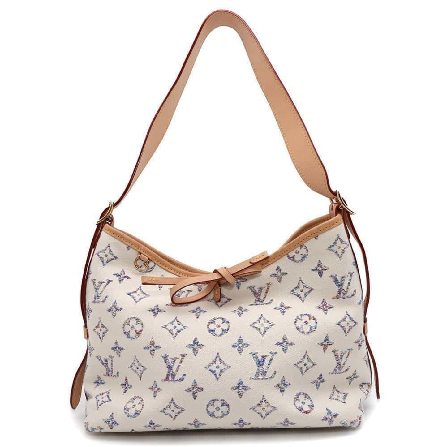Louis Vuitton Multi-Color Off-White Monogram Jacquard Pouch Shoulder Bag ()