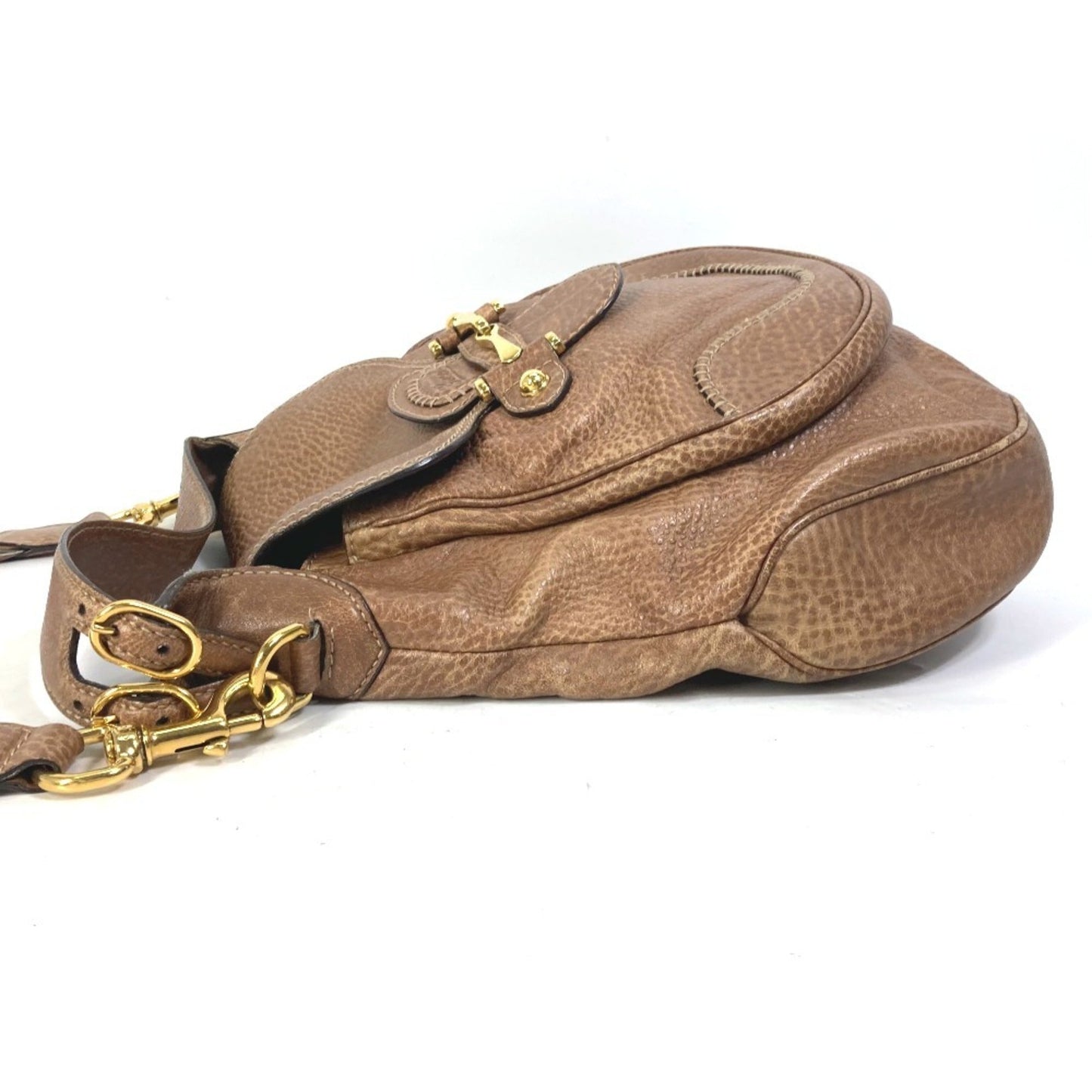 Gucci Brown Leather Shoulder Bag