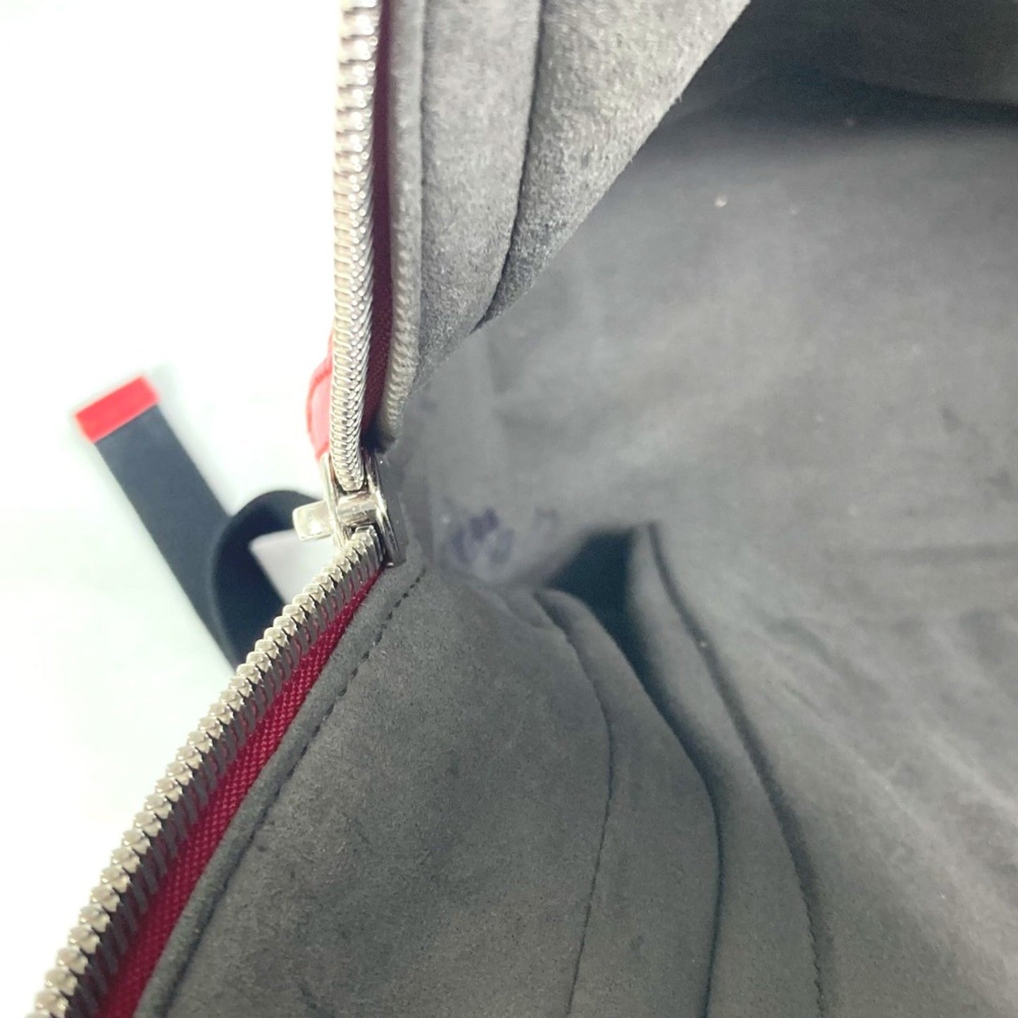 Gucci Red Leather Backpack