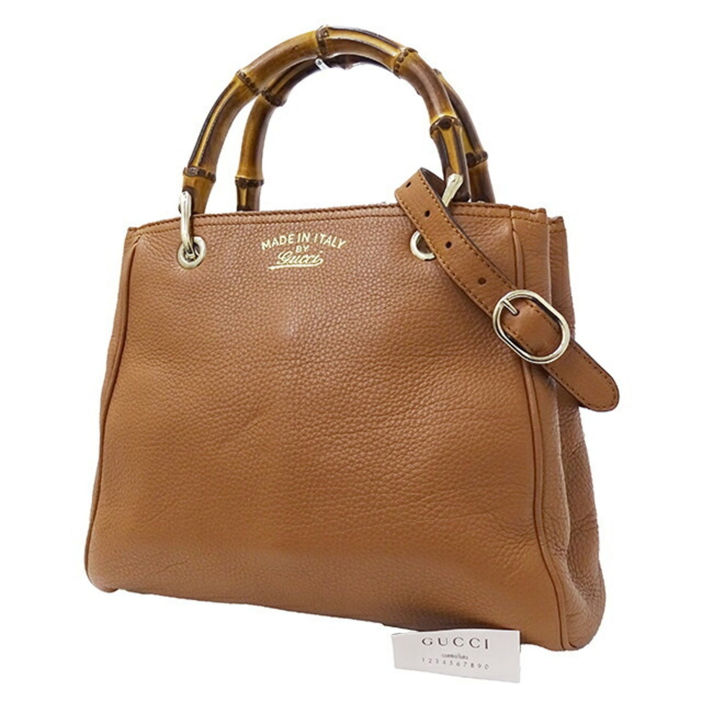 Gucci Brown Leather Handbag Shoulder Bag