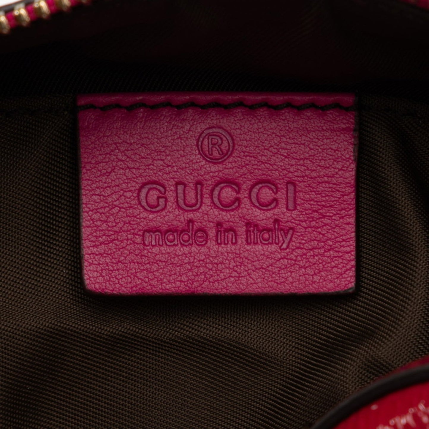 Gucci Soho Pink Patent Leather Pouch