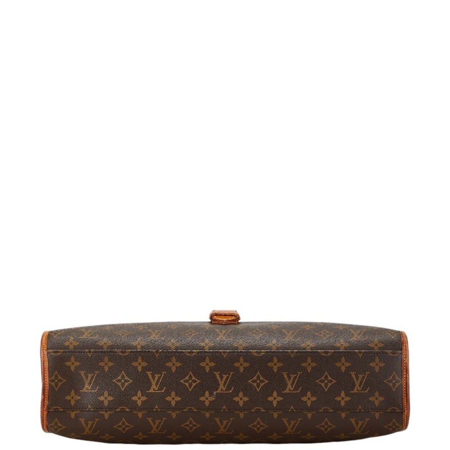 Louis Vuitton Brown Pvc Leather Handbag Shoulder Bag