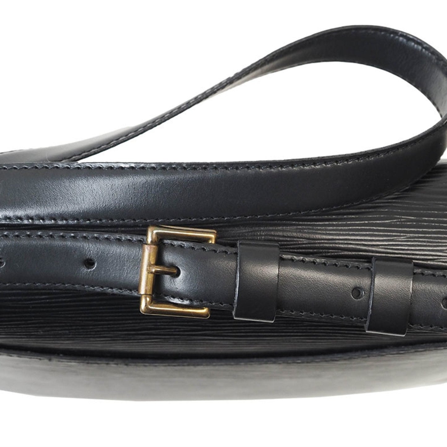 Louis Vuitton Black Epi Leather Pochette Shoulder Bag