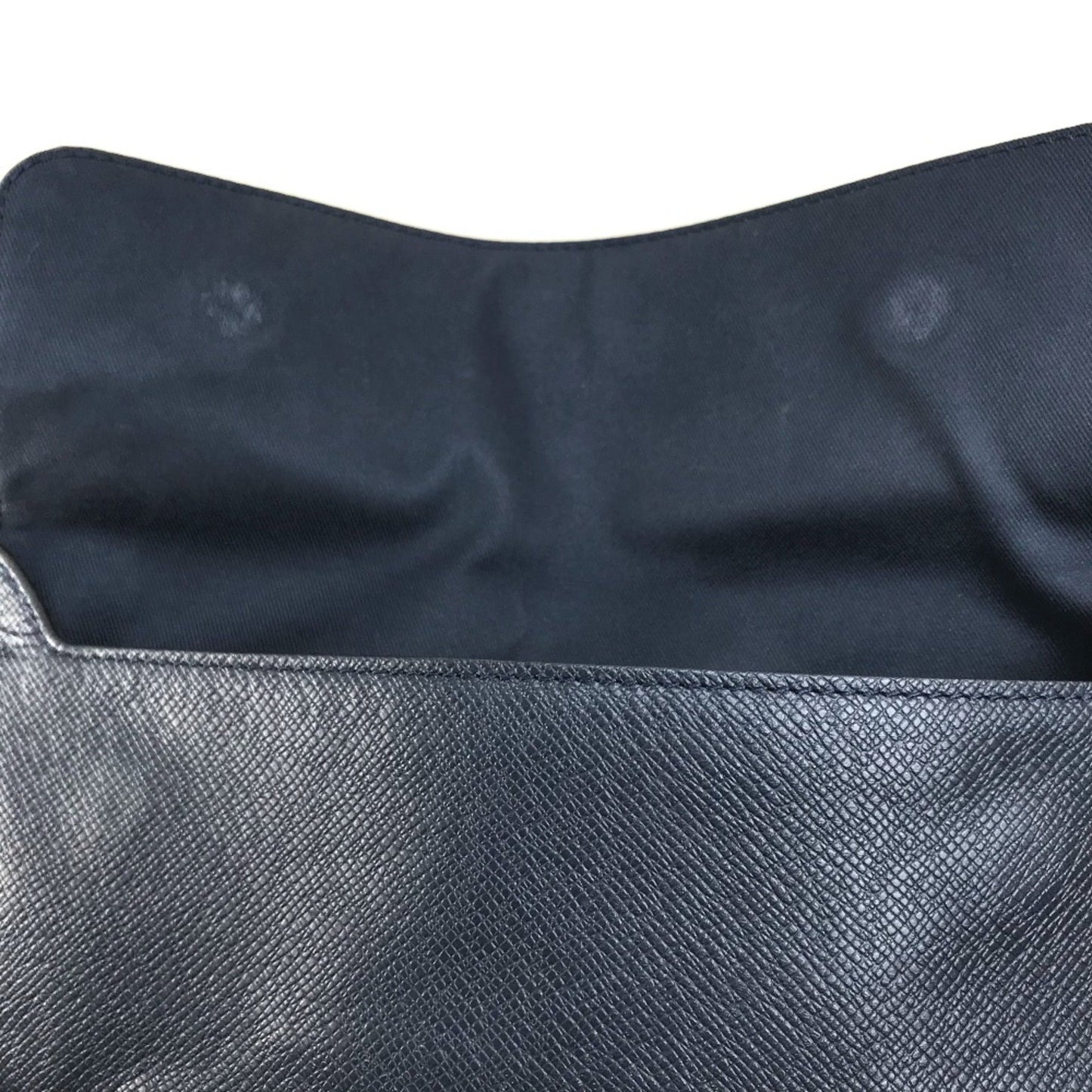 Louis Vuitton Navy Leather Shoulder Bag