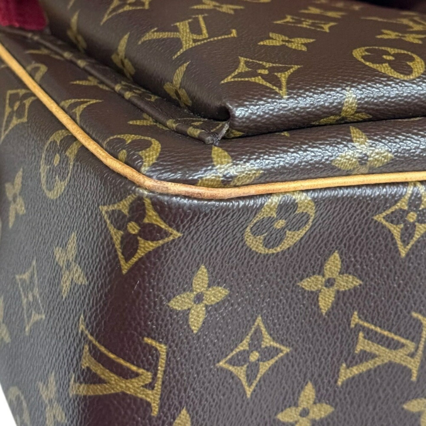 Louis Vuitton Brown Monogram Canvas Shoulder Bag