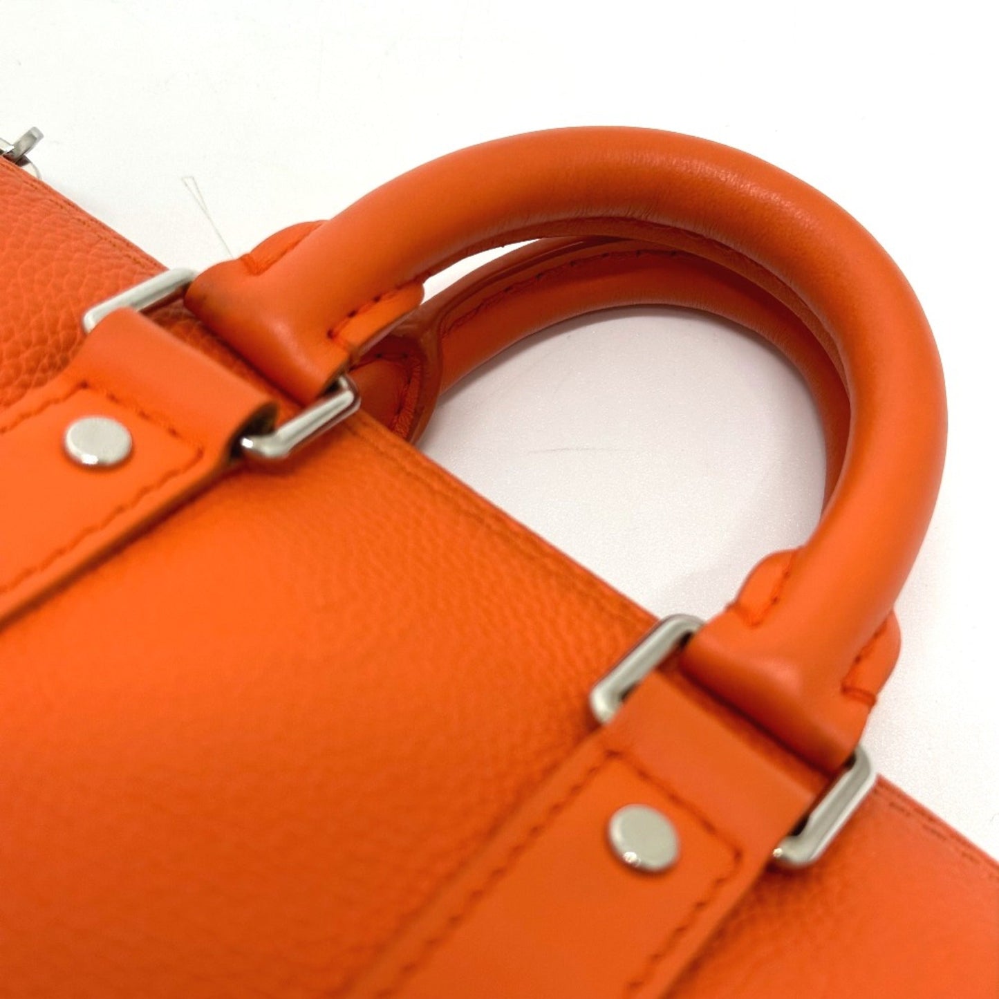 Louis Vuitton Orange Leather Shoulder Bag