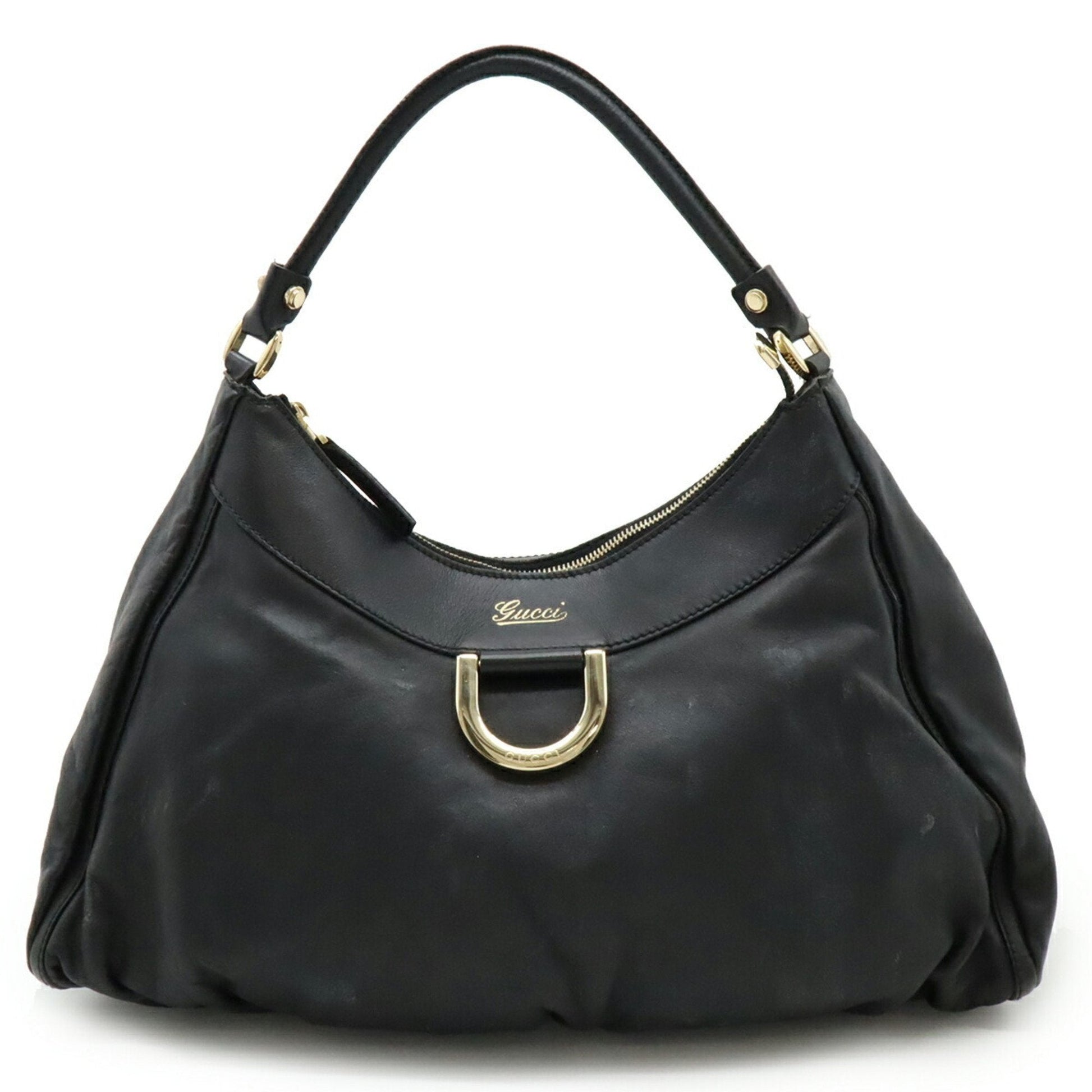 Gucci Abbey Black Leather Shoulder Bag ()