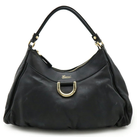 Gucci Abbey Black Leather Shoulder Bag ()