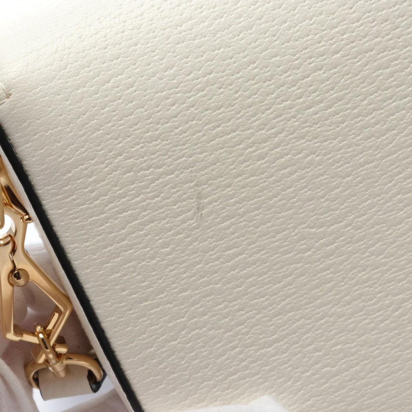 Gucci Black Multi-Color White Leather Shoulder Bag