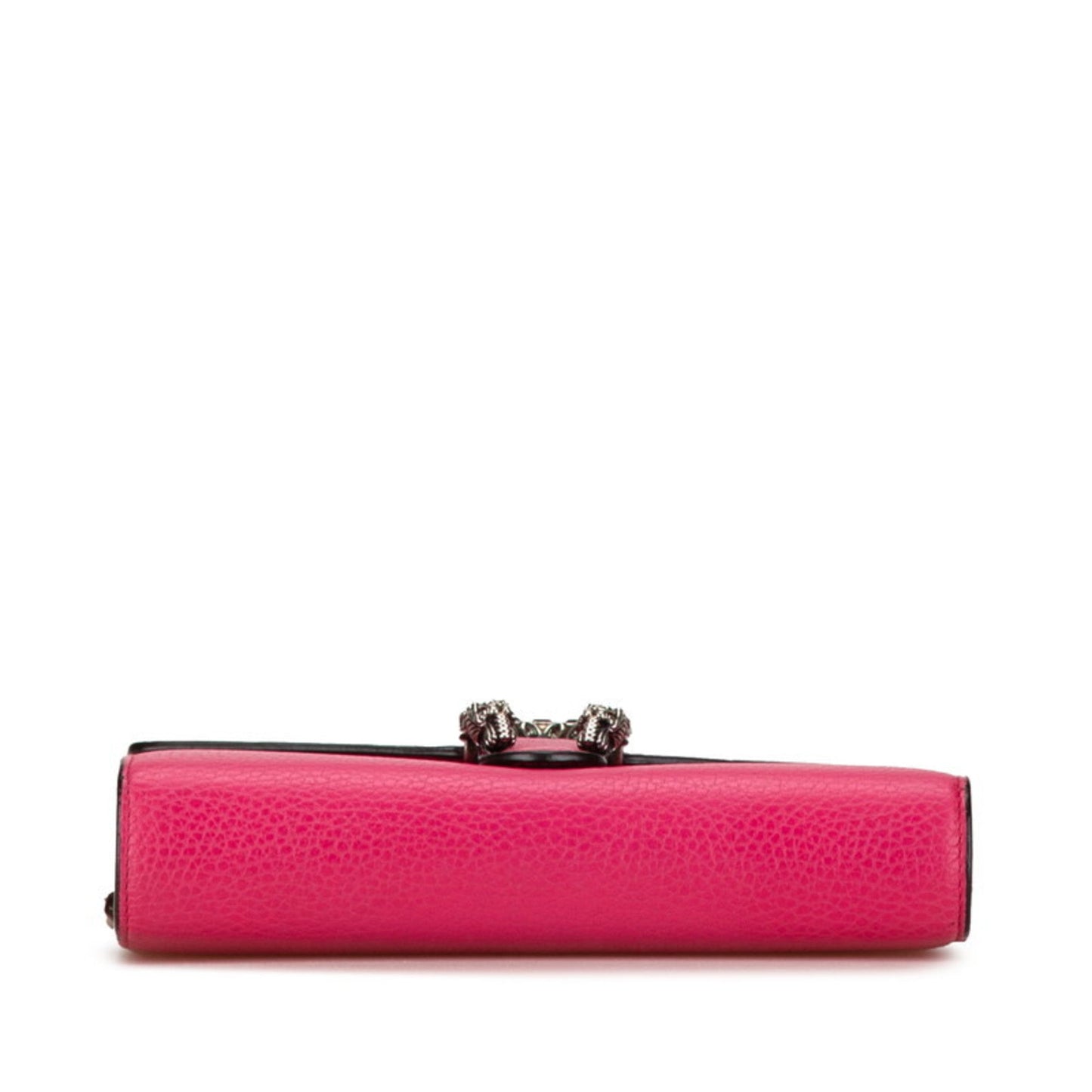 Gucci Pink Leather Chain/Shoulder Wallet