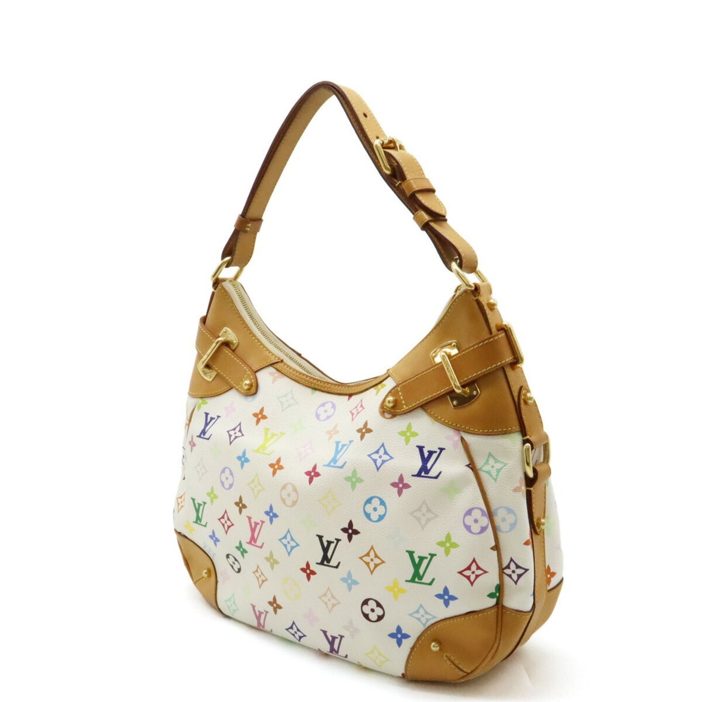 Louis Vuitton Monogram Multicolore Blanc Pvc Shoulder Bag