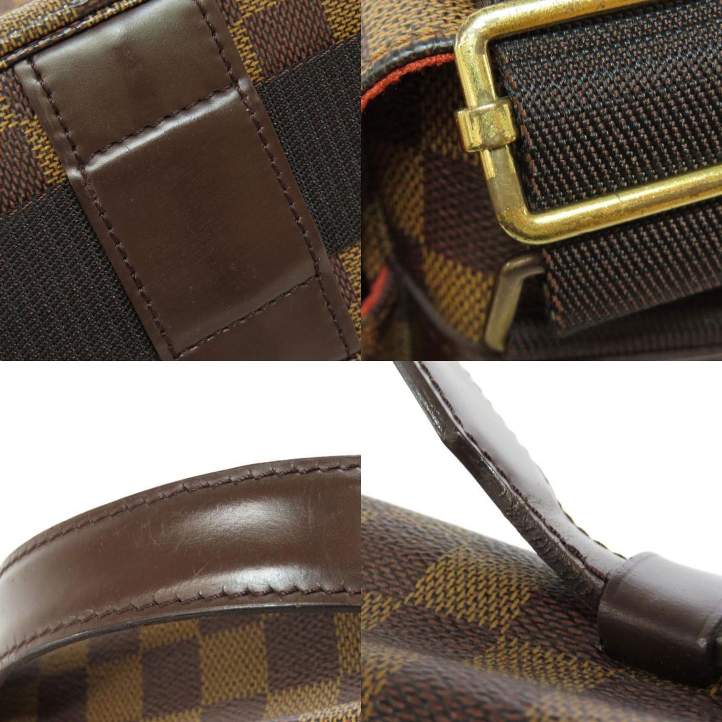 Louis Vuitton Damier Canvas Ebene Damier Canvas Shoulder Bag