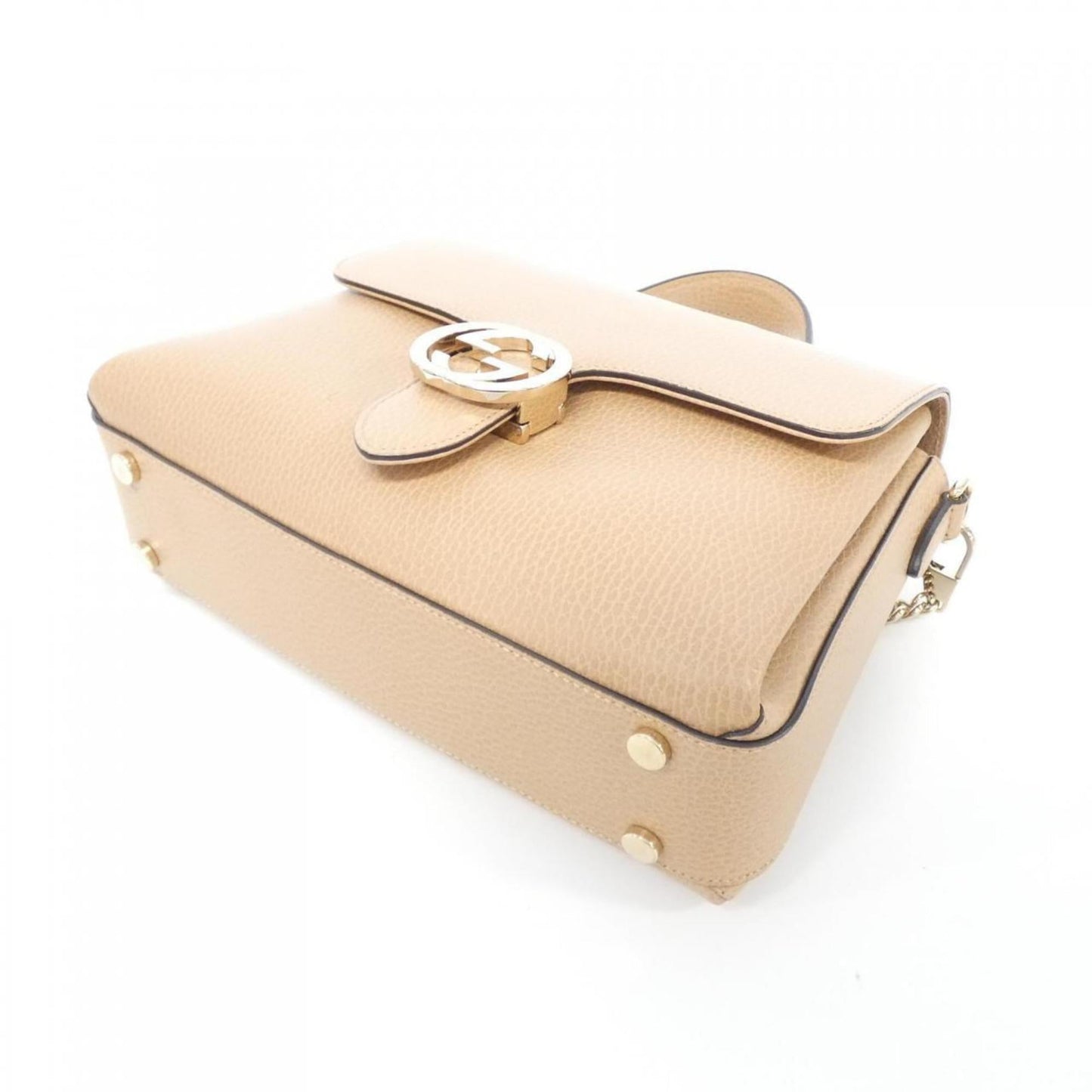 Gucci Beige Leather Handbag