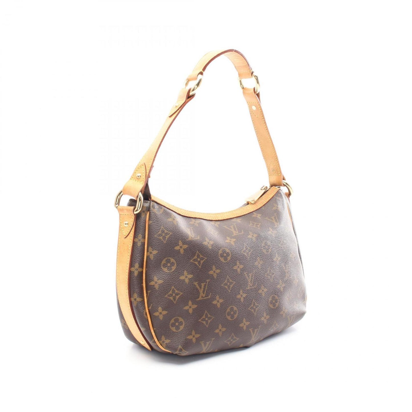 Louis Vuitton Brown Monogram Coated Canvas Leather Shoulder Bag