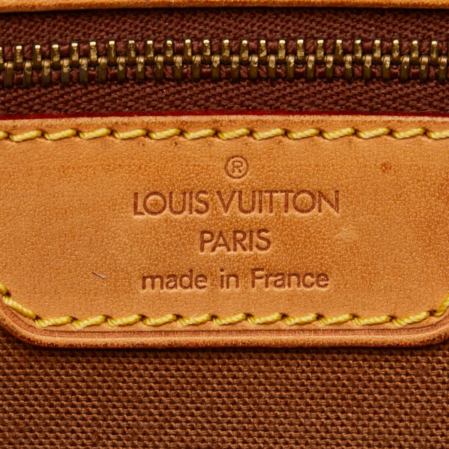 Louis Vuitton Brown Pvc Leather Handbag Shoulder Bag