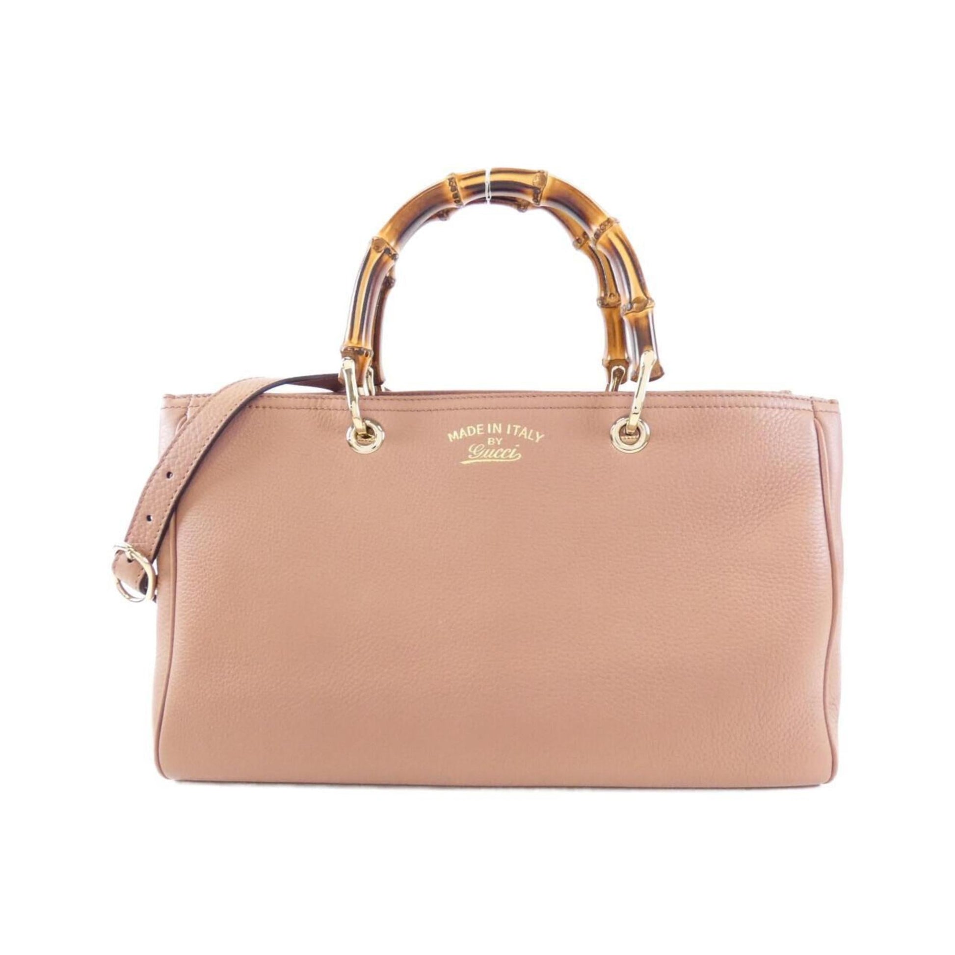 Gucci Pink Leather Handbag ()
