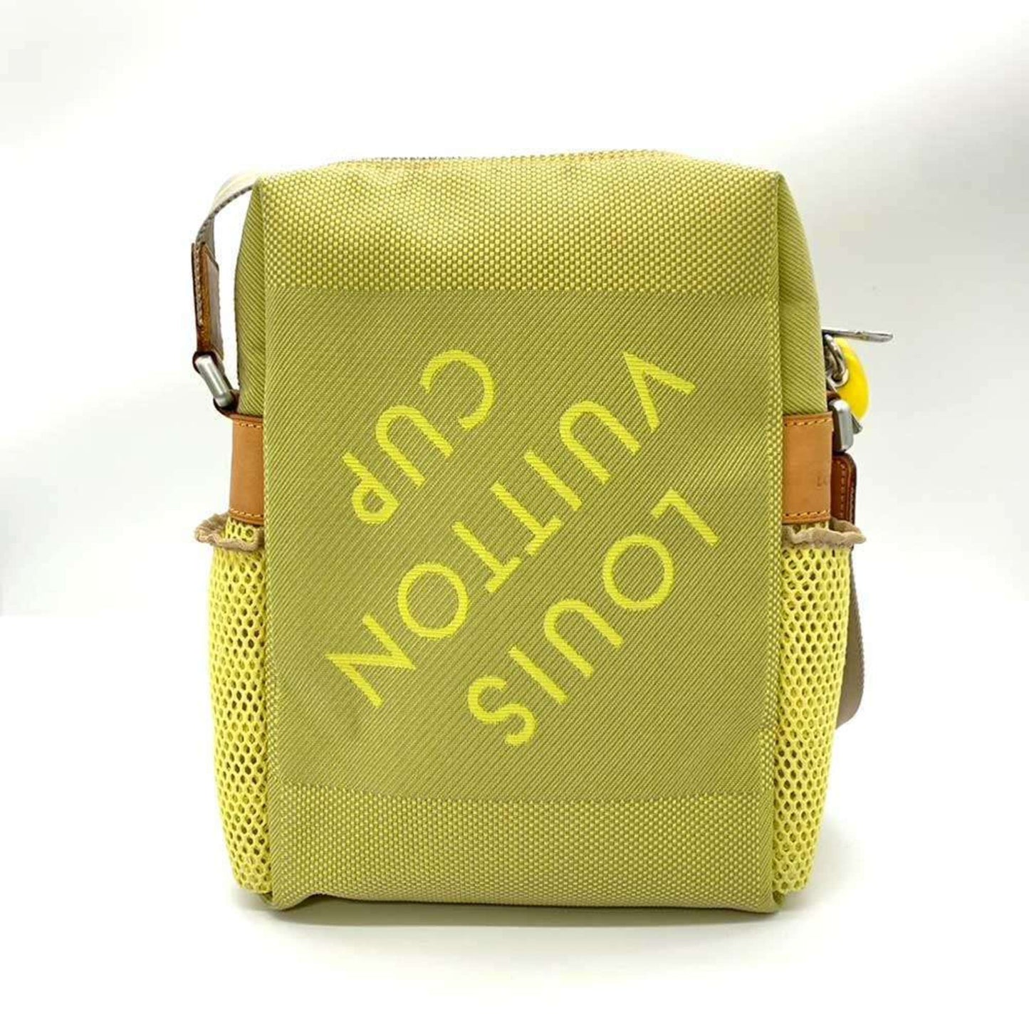 Louis Vuitton Damier Geant Gray Yellow Damier Geant Pochette Shoulder Bag