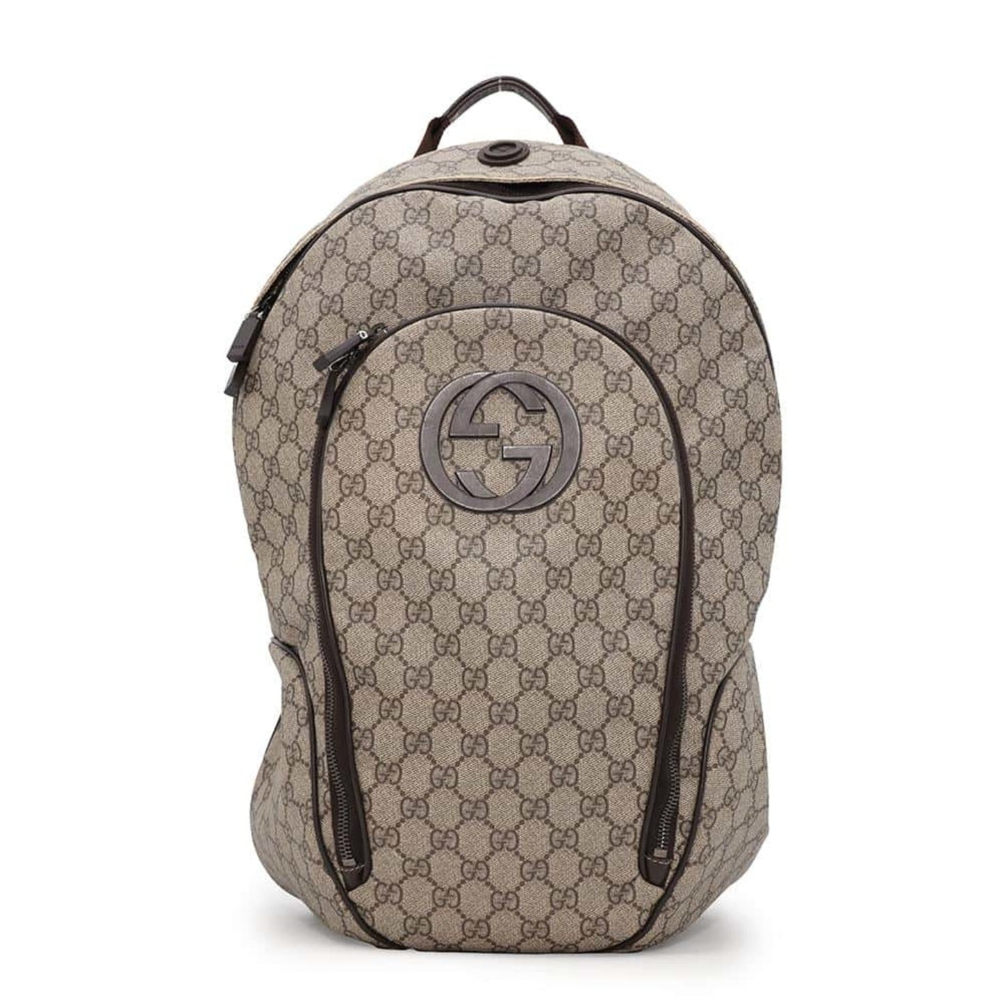Gucci Beige Gg Supreme Backpack ()