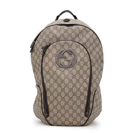 Gucci Beige Gg Supreme Backpack ()