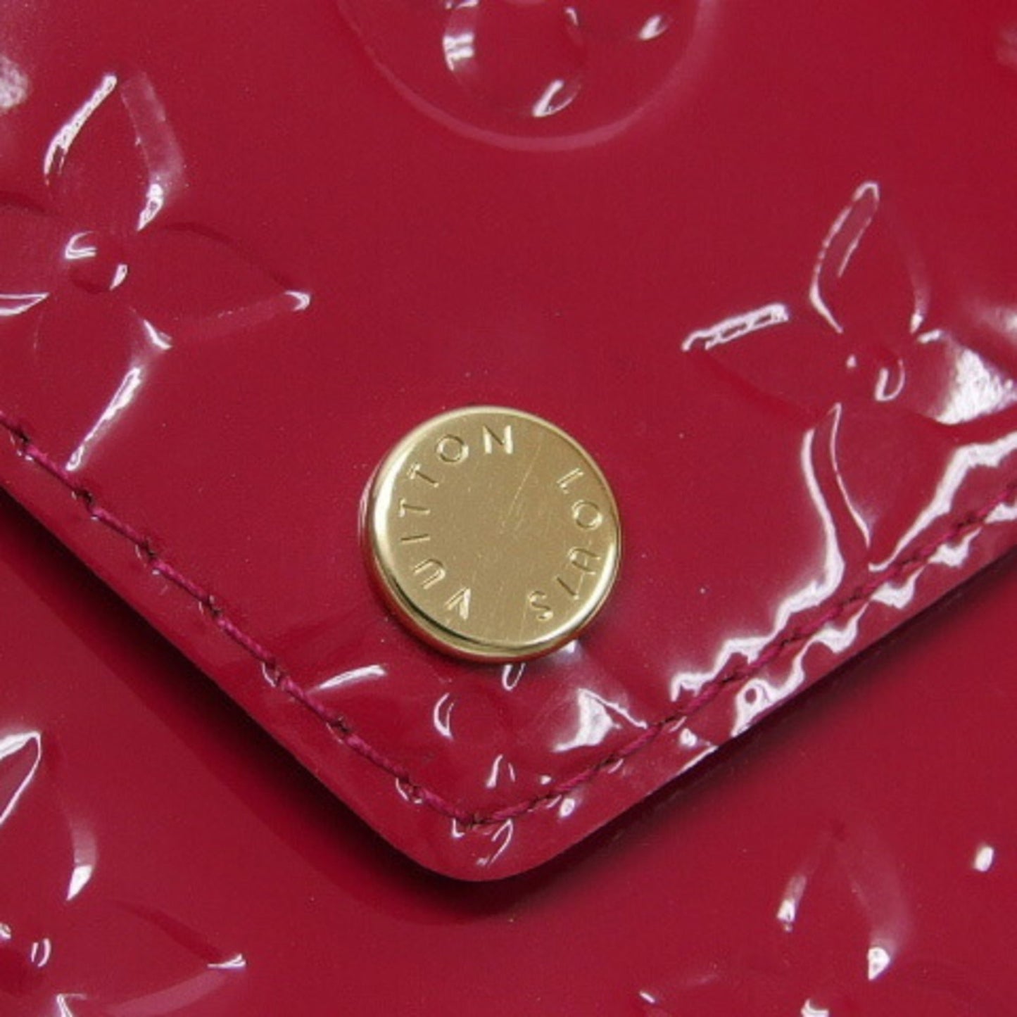 Louis Vuitton Monogram Vernis Indian Rose Pink Monogram Vernis Pochette Shoulder Bag