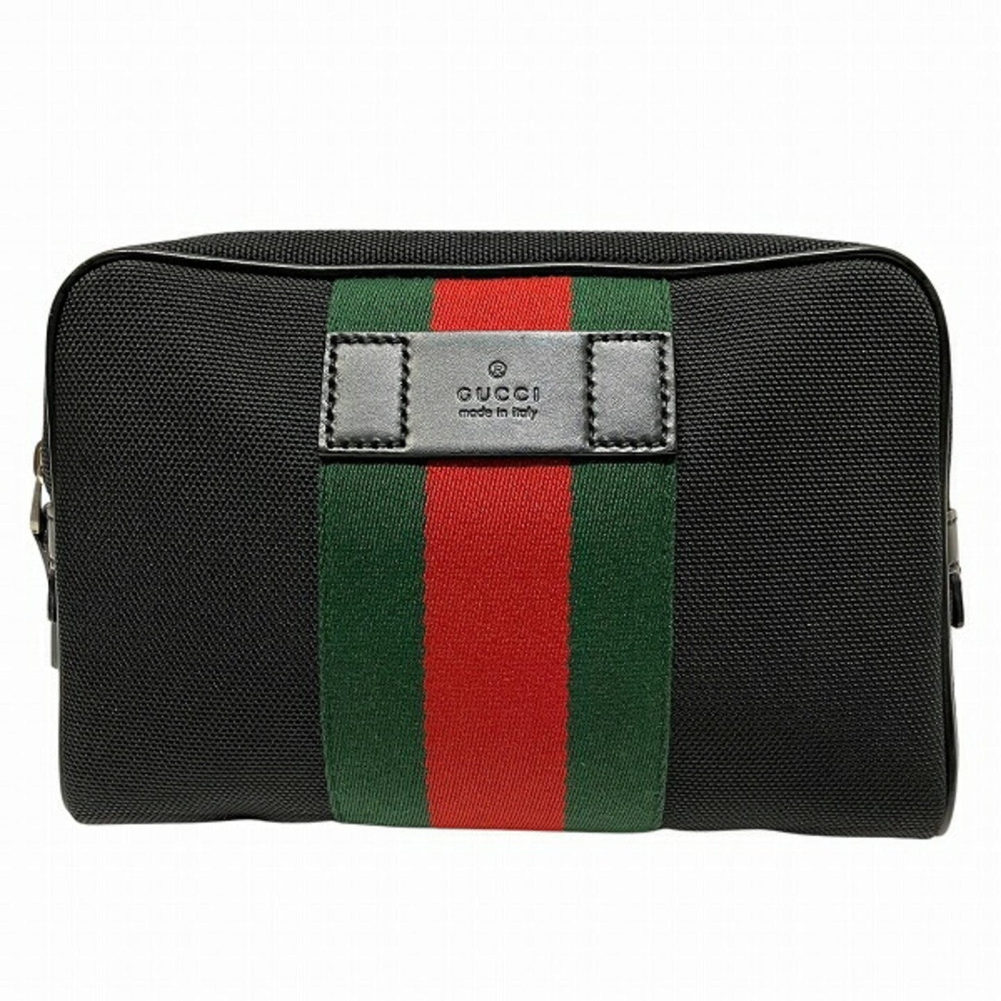 Gucci Black Canvas Pouch ()