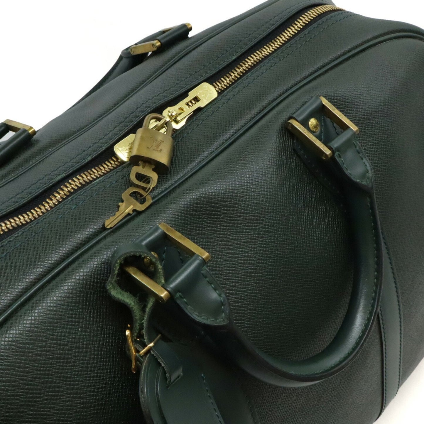 Louis Vuitton Taiga Episea Taiga Leather Boston Bag Shoulder Bag