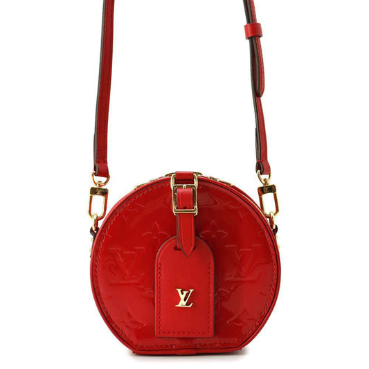 Louis Vuitton Rouge Monogram Vernis Pochette Shoulder Bag ()