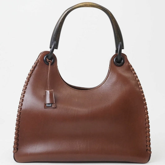 Gucci Brown Leather Handbag ()