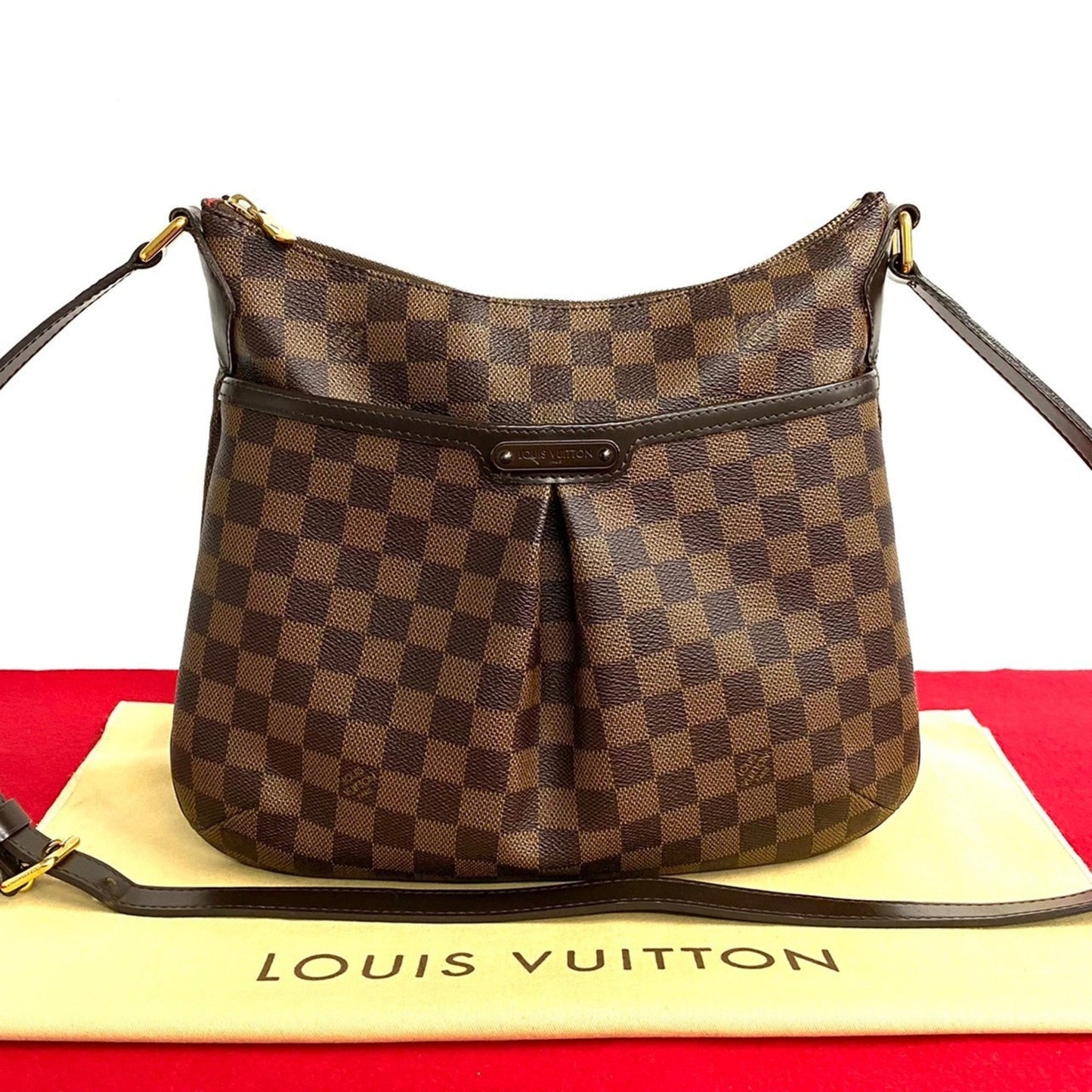 Louis Vuitton Brown Leather Pvc Pochette Shoulder Bag ()
