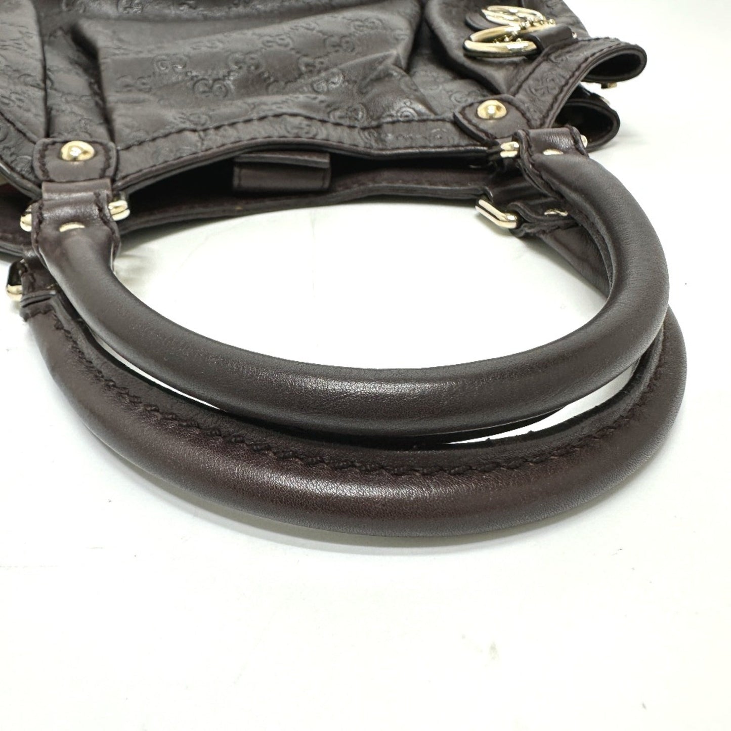 Gucci Brown Leather Tote Bag