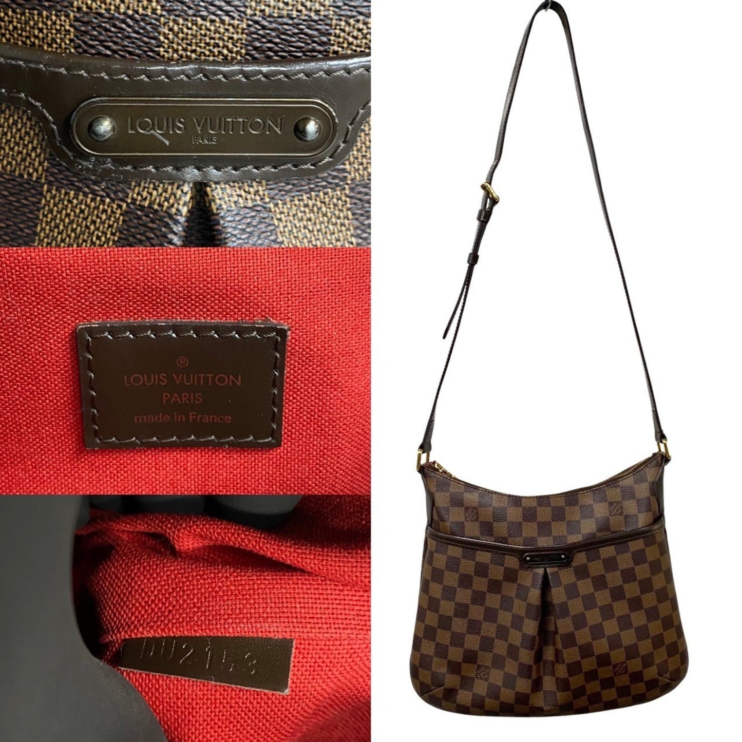 Louis Vuitton Brown Leather Pvc Pochette Shoulder Bag