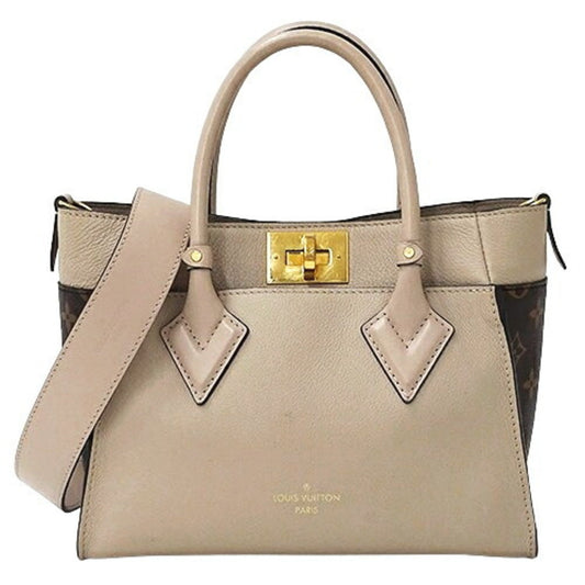 Louis Vuitton Grayish Monogram Leather Handbag Shoulder Bag ()