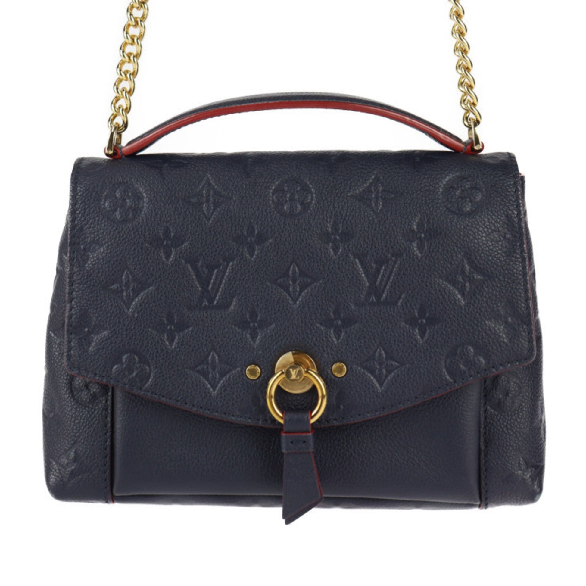 Louis Vuitton Marine Rouge Monogram Empreinte Handbag Shoulder Bag Tote Bag ()